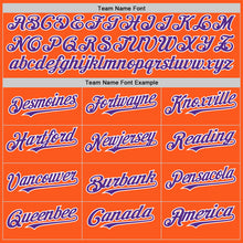 Load image into Gallery viewer, Custom Orange Purple-White Mesh Authentic Throwback Baseball Jersey