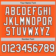 Load image into Gallery viewer, Custom Orange White-Black Mesh Authentic Throwback Baseball Jersey
