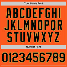 Load image into Gallery viewer, Custom Orange Black-Old Gold Mesh Authentic Throwback Baseball Jersey