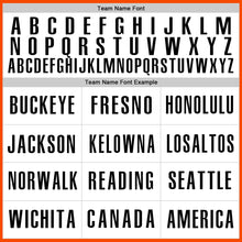 Load image into Gallery viewer, Custom Orange Black-White Authentic Baseball Jersey