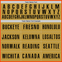 Load image into Gallery viewer, Custom Orange Black-Old Gold Authentic Baseball Jersey