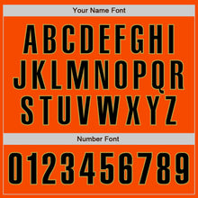 Load image into Gallery viewer, Custom Orange Black-Old Gold Authentic Baseball Jersey