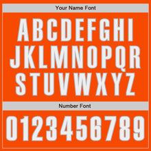 Laden Sie das Bild in den Galerie-Viewer, Custom Orange White-Gray Authentic Baseball Jersey