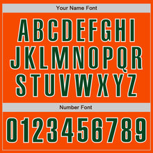 Laden Sie das Bild in den Galerie-Viewer, Custom Orange Green-White Authentic Baseball Jersey