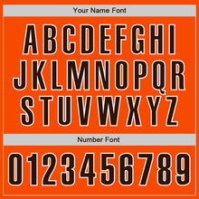 Laden Sie das Bild in den Galerie-Viewer, Custom Orange Brown-White Authentic Baseball Jersey