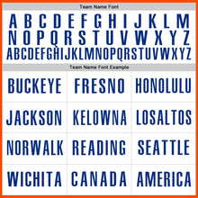 Laden Sie das Bild in den Galerie-Viewer, Custom Orange Royal-White Authentic Baseball Jersey