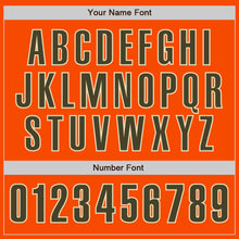 Laden Sie das Bild in den Galerie-Viewer, Custom Orange Olive-Cream Authentic Baseball Jersey