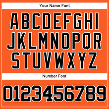 Load image into Gallery viewer, Custom Orange Black-White Mesh Authentic Throwback Baseball Jersey