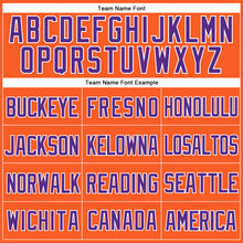 Load image into Gallery viewer, Custom Orange Purple-White Mesh Authentic Throwback Baseball Jersey