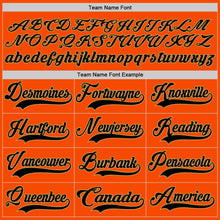 Charger l'image dans la galerie, Custom Orange Black-Old Gold Hockey Lace Neck Jersey