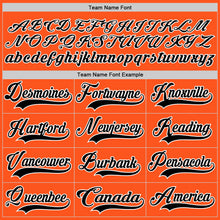 Charger l'image dans la galerie, Custom Orange Black-White Hockey Jersey