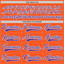 Charger l'image dans la galerie, Custom Orange Purple-White Hockey Jersey