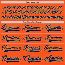 Charger l'image dans la galerie, Custom Orange Navy-Old Gold Hockey Jersey