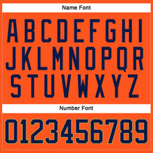 Charger l'image dans la galerie, Custom Orange Navy-Old Gold Hockey Jersey