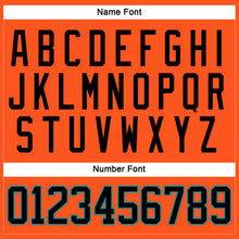 Charger l'image dans la galerie, Custom Orange Black-Teal Hockey Jersey