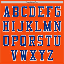 Загрузить изображение в средство просмотра галереи, Custom Orange Royal-White Authentic Baseball Jersey