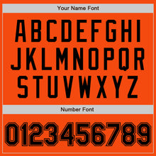 Laden Sie das Bild in den Galerie-Viewer, Custom Orange Black Authentic Baseball Jersey