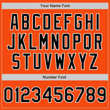 Laden Sie das Bild in den Galerie-Viewer, Custom Orange Black-White Authentic Baseball Jersey