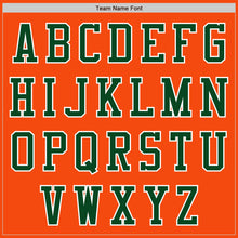 Laden Sie das Bild in den Galerie-Viewer, Custom Orange Green-White Authentic Baseball Jersey