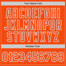 Laden Sie das Bild in den Galerie-Viewer, Custom Orange White-Gray Authentic Baseball Jersey