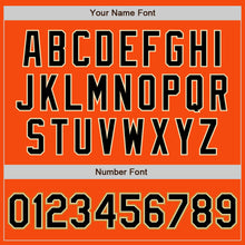 Laden Sie das Bild in den Galerie-Viewer, Custom Orange Black Cream-Old Gold Authentic Baseball Jersey