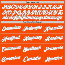 Загрузить изображение в средство просмотра галереи, Custom Orange White-Gray Authentic Throwback Basketball Jersey