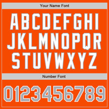 Laden Sie das Bild in den Galerie-Viewer, Custom Orange Gray-White Authentic Baseball Jersey