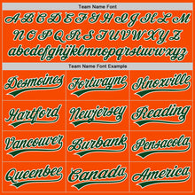 Laden Sie das Bild in den Galerie-Viewer, Custom Orange Green-White Authentic Baseball Jersey