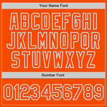 Load image into Gallery viewer, Custom Stitched Orange Orange White-Gray Baseball Pullover Sweatshirt Hoodie