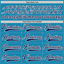 Load image into Gallery viewer, Custom Panther Blue Navy-White Hockey Jersey