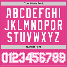 Загрузить изображение в средство просмотра галереи, Custom Pink White Mesh Authentic Throwback Baseball Jersey