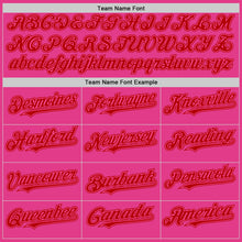 Загрузить изображение в средство просмотра галереи, Custom Pink Red Mesh Authentic Throwback Baseball Jersey