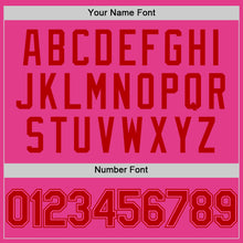 Загрузить изображение в средство просмотра галереи, Custom Pink Red Mesh Authentic Throwback Baseball Jersey