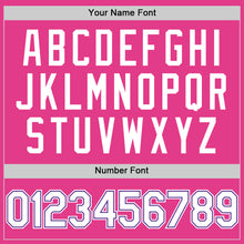 Загрузить изображение в средство просмотра галереи, Custom Pink White-Purple Mesh Authentic Throwback Baseball Jersey