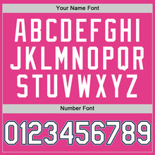 Загрузить изображение в средство просмотра галереи, Custom Pink Black-Light Blue Mesh Authentic Throwback Baseball Jersey