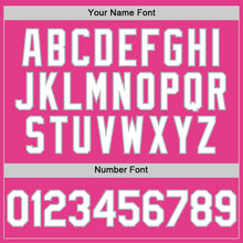 Загрузить изображение в средство просмотра галереи, Custom Pink White-Gray Mesh Authentic Throwback Baseball Jersey