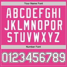 Загрузить изображение в средство просмотра галереи, Custom Pink White-Black Mesh Authentic Throwback Baseball Jersey