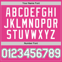 Загрузить изображение в средство просмотра галереи, Custom Pink White-Kelly Green Mesh Authentic Throwback Baseball Jersey