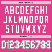 Загрузить изображение в средство просмотра галереи, Custom Pink White-Green Mesh Authentic Throwback Baseball Jersey