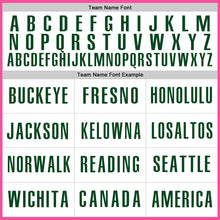 Load image into Gallery viewer, Custom Pink White-Green Authentic Baseball Jersey