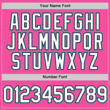 Загрузить изображение в средство просмотра галереи, Custom Pink Black-Teal Authentic Throwback Baseball Jersey