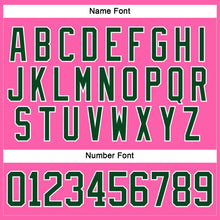 Charger l'image dans la galerie, Custom Pink Green-White Hockey Jersey