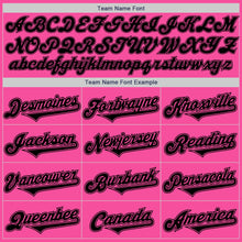 Загрузить изображение в средство просмотра галереи, Custom Pink Black-White Authentic Baseball Jersey