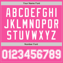 Laden Sie das Bild in den Galerie-Viewer, Custom Pink White Authentic Baseball Jersey