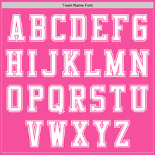 Laden Sie das Bild in den Galerie-Viewer, Custom Pink White Authentic Baseball Jersey