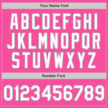 Laden Sie das Bild in den Galerie-Viewer, Custom Pink White-Gray Authentic Baseball Jersey