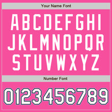 Laden Sie das Bild in den Galerie-Viewer, Custom Pink Black-Light Blue Authentic Baseball Jersey