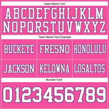 Загрузить изображение в средство просмотра галереи, Custom Pink White-Purple Authentic Football Jersey