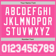 Load image into Gallery viewer, Custom Stitched Pink White-Pink Baseball Pullover Sweatshirt Hoodie