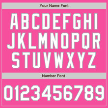 Load image into Gallery viewer, Custom Stitched Pink White-Gray Baseball Pullover Sweatshirt Hoodie